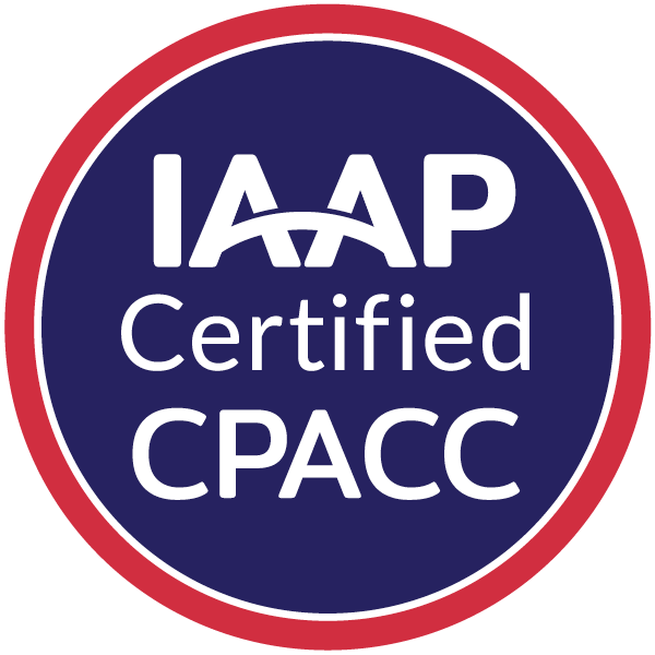 I.A.A.P C.P.A.C.C certification badge
